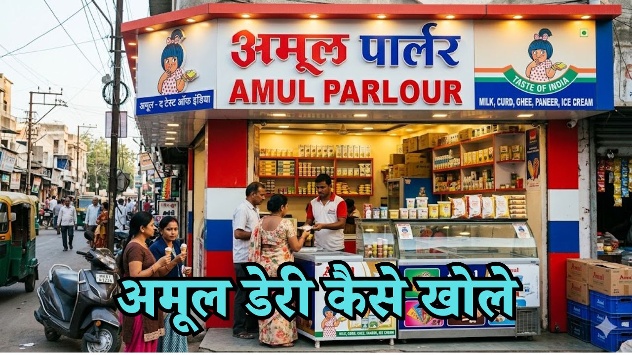 amul dairy kaise khole