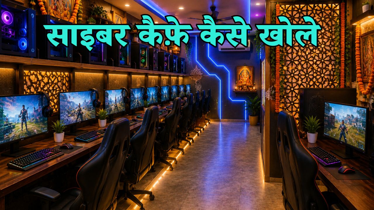 cyber cafe kaise khole