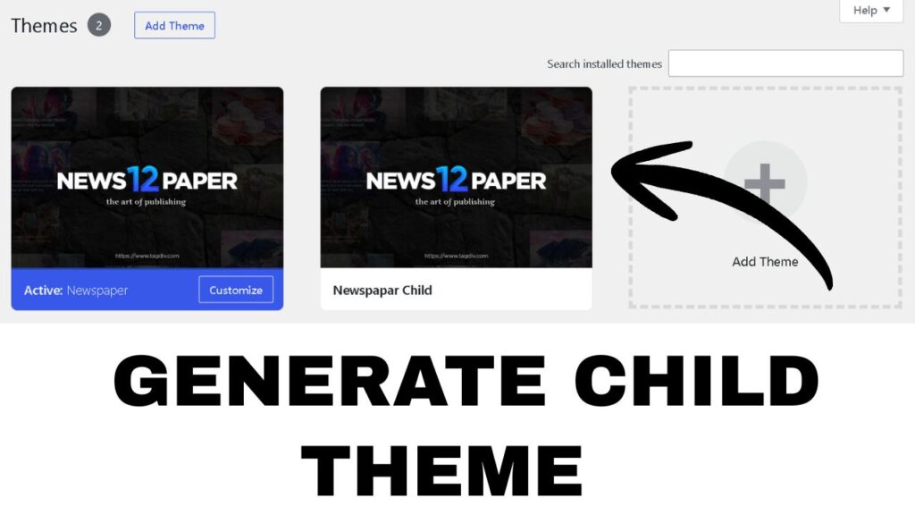 WordPress Me Child Theme Kaise Banaye 1