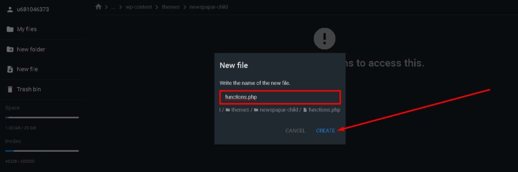 functions php file banaye