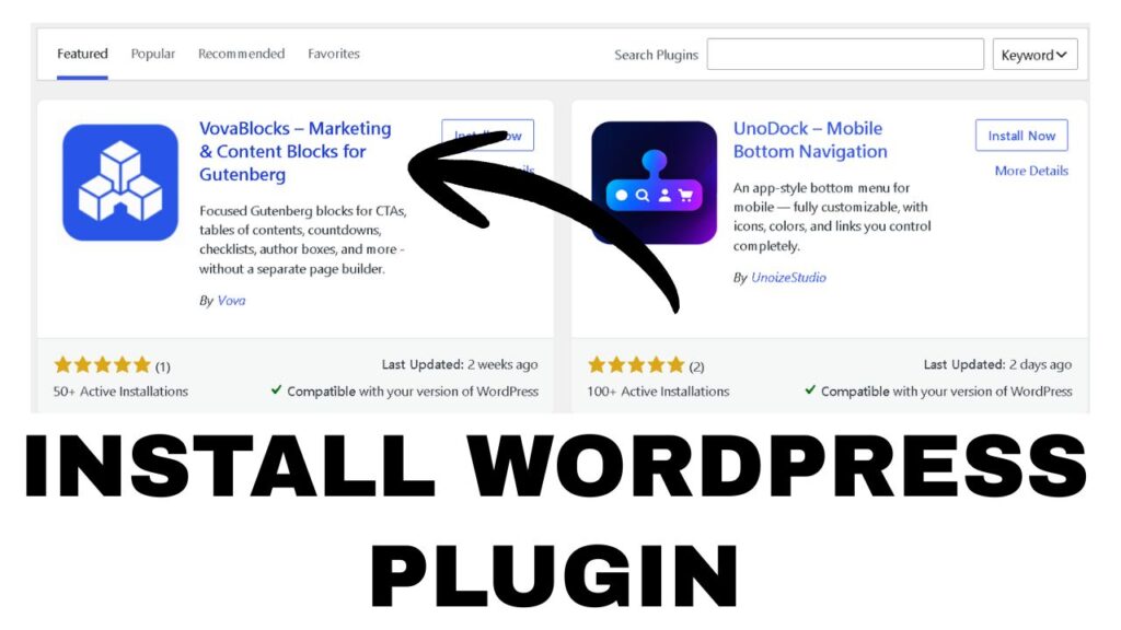 wordpress me plugin kaise install kare